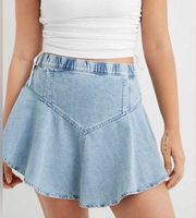 Aerie Denim Circle Mini Skirt Medium NWT