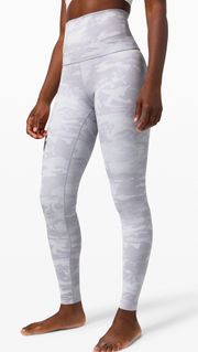 Lululemon White Camo Leggings