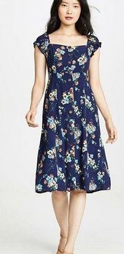 Capulet Mae Midi Dress Floral Button Front NEW