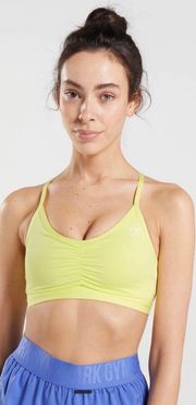 Ruched Sports Bra