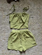 Green Two Piece Set 