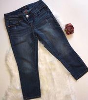 Seven7 Lightly Distressed Crop Jeans Size 4