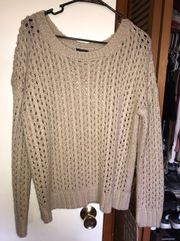 Chunky Knit Tan Sweater