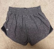 Heathered Black Hotty Hot Shorts