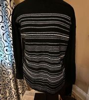 J Jill knit sweater small black