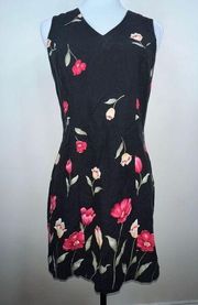 Niki-Lee California Vintage Floral Sheath Dress