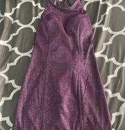 Dear Moon Sparkly Purple Mini dress size 1