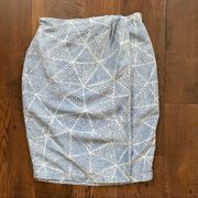 ADRIENNE VITTADINI silk wrap skirt, size 8