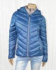 KENNETH COLE Quilted Short Puffer Hooded Coat M