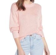 SOMETHING NAVY Knitted Pink Pullover Sweater