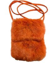 Wilson Leather: Maxima Small Rabbit Fur Crossbody Purse