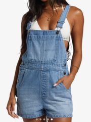 Sand Canyon Denim Overall Shorts Size M