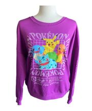 NWT--PURPLE SWEATSHIRT-SIZE MEDIUM “