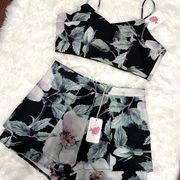 NWT Latiste floral short set