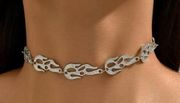 Fire Design Choker / Necklace