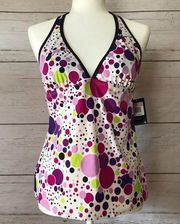 Nike halter tankini top