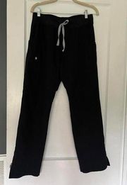 Figs Medium Black Scrub Pants