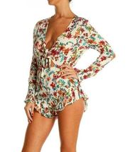 Anthropologie RAGA Floral Romper XS