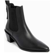 FRAME BLACK LEXINGTON CHELSEA LEATHER BOOT Size EU 38.5