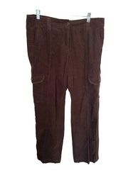 Brown Corduroy Cargo Pants 12