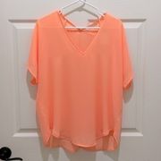 Lush Downtown Chiffon Tee - NWT