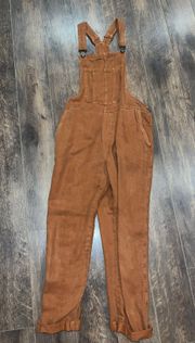 Rust Orange Overalls