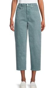 Madewell Balloon Cropped Jeans - Blue - 27