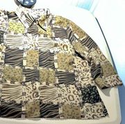 EUC  Animal Print Blouse