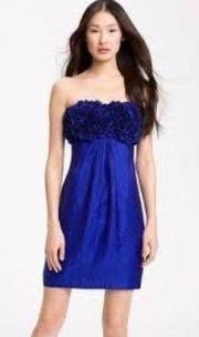 Alexia Admor Blueberry Blue/Purple Strapless Mini Dress Sz.S NWT