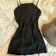 Reformation Black Mini Dress