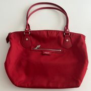 MZ Wallace Chelsea Red Tote With Pouch And Crossbody Strap