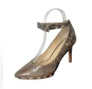 Loeffler Randall Snake Skin Heels