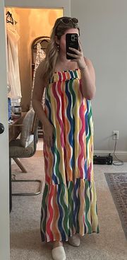 Colorful Wave Sundress 