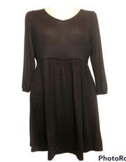 Bobbie Brooks Size S Ladies’ Long Sleeve Black Dress