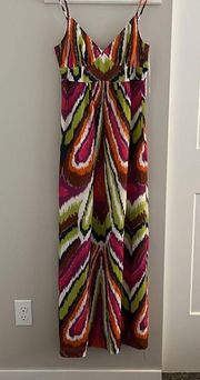 Trina Turk beautiful long silk maxi dress