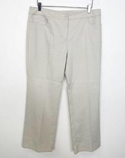 Eileen Fisher Tan Khaki Slacks Pants Petite Large