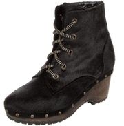 Opening Ceremony Joelle Studded Pony Hair Clog Boots