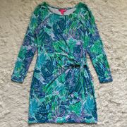 Dress Bryson Long Sleeve Botanical Green Holiday In The Sun S