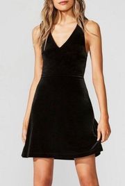 velvet Cross back Dress