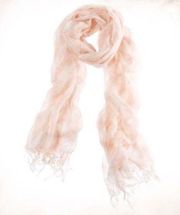 Tie dye Cotton Metallic Fringe Scarf