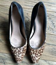 Cole Haan Black & Cheetah Pumps -8