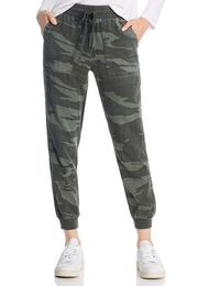 Splendid Gray Casual Camo Joggers Drawstring Sweatpants Size Small