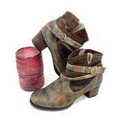 L'Artiste Shazzam Ankle Boots Size 8.5 Spring Step