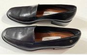 Etienne Aigner Leather Black Loafers Townsend 8N