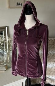 Lululemon  Define velvet plum hooded jacket size 6 women’s