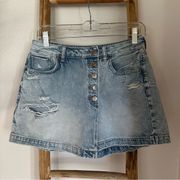 Denim Mom Skort