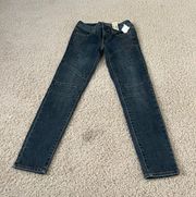 American Eagle Dark blue skinny ankle length jeans never worn