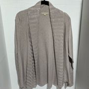 Joan Vass Studio Oatmeal Cardigan Size Medium