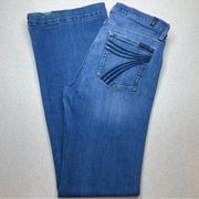 7 For All Mankind Jeans 31X34 Dojo Medium Alta Blue