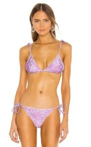/ Revolve Du Soleil Bikini Set in Lavender Stevie Floral NWT